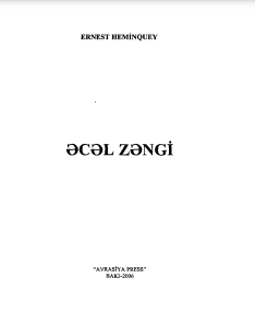 ƏCƏL ZƏNGİ